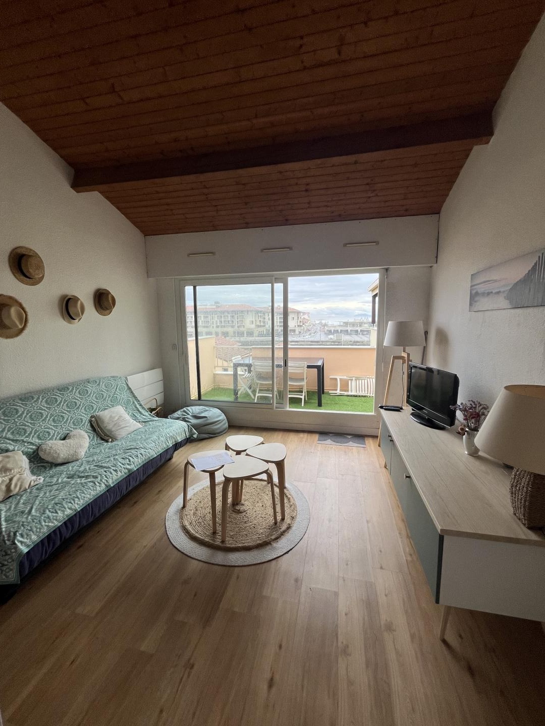 Chambre principale avec vue mer